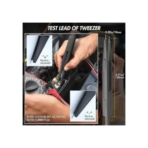 Juego de cables de prueba de multímetros eléctricos con_4