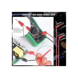 Juego de cables de prueba de multímetros eléctricos con_6
