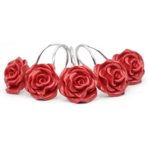 BEAVO Ganchos para cortina de ducha ganchos decorativos a_6