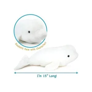 Billiam The Beluga Peluche de peluche de 15 pulgadas de_4
