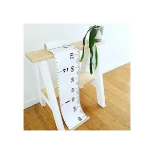 Miaro Tabla de crecimiento para niños tela con marco de_5