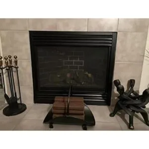 Rocky Mountain Goods Soporte para cesta de leña para_4