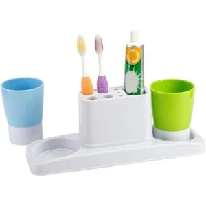 Eslite Juego de estante de almacenamiento de plástico para_7