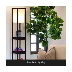 Brightech Maxwell Lámpara de pie con cajón Led para_3