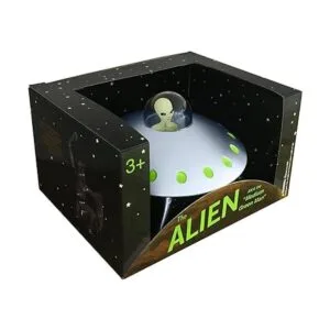 Off the Wall Toys Alien GlowinTheDark UFO Space Ship y_5