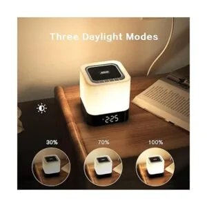 Aisuo Luz nocturna lámpara de noche 5 en 1 con altavoz_3