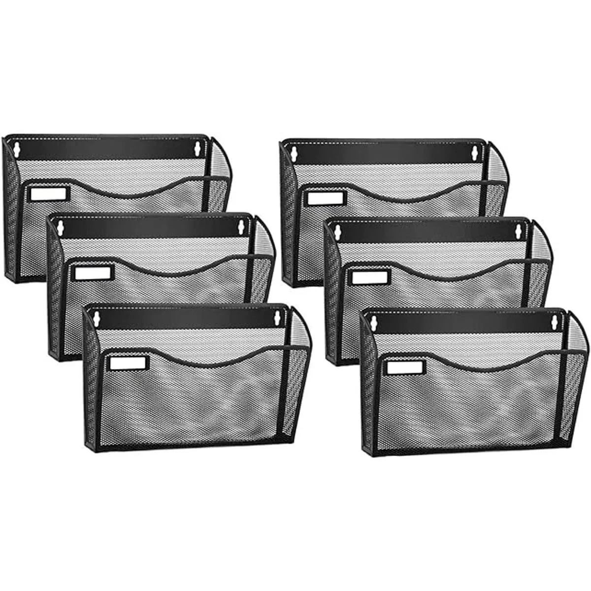 Samstar Paquete de 6 soportes de malla para archivos de_1