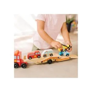 Melissa Doug Camión transportador de vehículos de_2