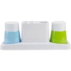 Eslite Juego de estante de almacenamiento de plástico para_2