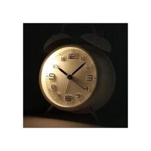 Betus Reloj despertador de campana doble de 4 pulgadas_5