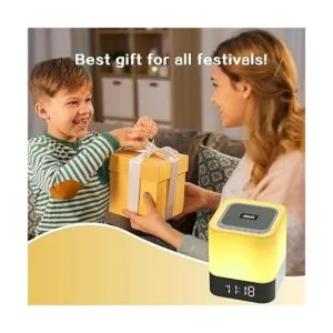 Aisuo Luz nocturna lámpara de noche 5 en 1 con altavoz_6