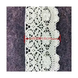 Adornos bordados inelásticos de Europa con patrón de_3