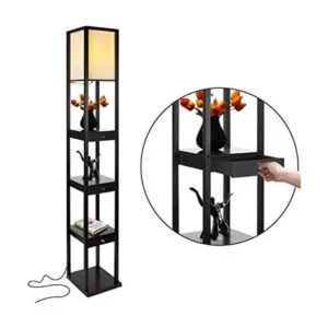 Brightech Maxwell Lámpara de pie con cajón Led para_1