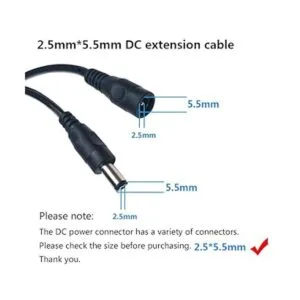 Liwinting Cable de extensión de alimentación CC de 9.8 ft_2
