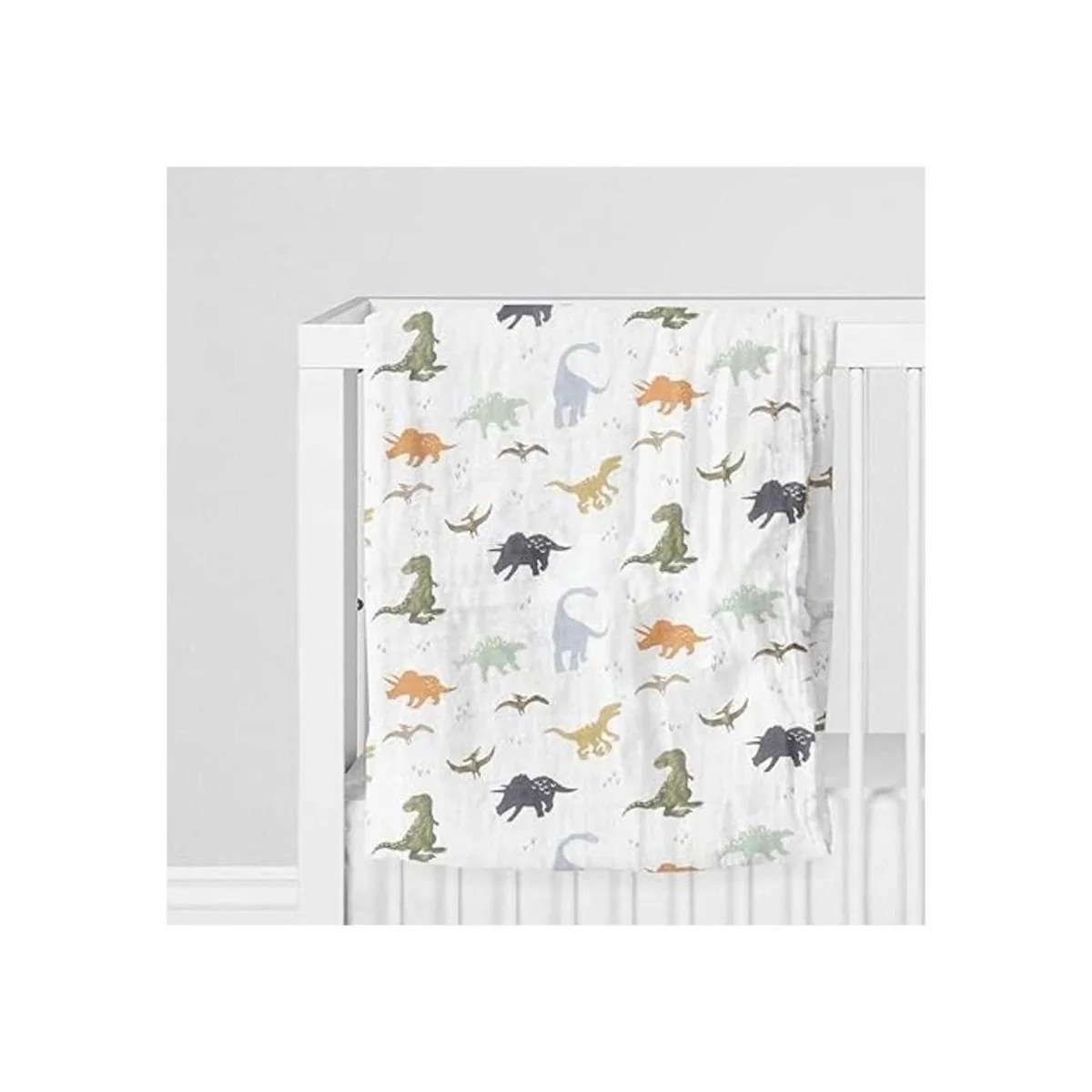 Aenne Baby Manta de muselina para bebé con estampado de_3