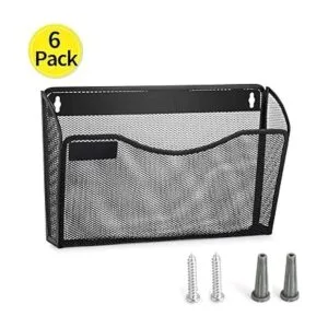 Samstar Paquete de 6 soportes de malla para archivos de_2