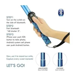 Palito largo Bluetooth para selfie Poste extensible_5