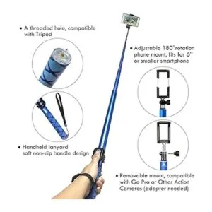 Palito largo Bluetooth para selfie Poste extensible_4