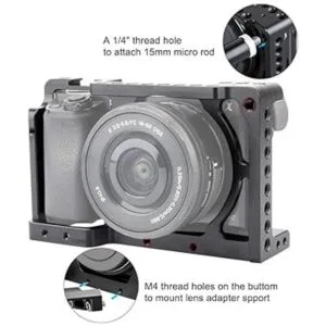 NICEYRIG Kit de jaula para cámara Sony A6400 A6100_3