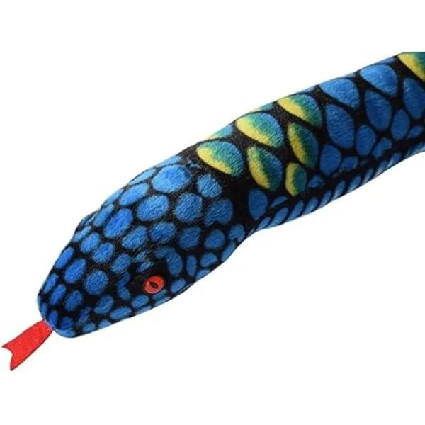 Acool Peluche de serpiente de boa gigante de peluche de_5