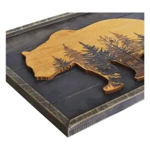 NIKKY HOME Bonito bosque de oso en el bosque impresiones_3