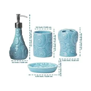 Comfify Designer Juego de accesorios de baño de 4 piezas_5