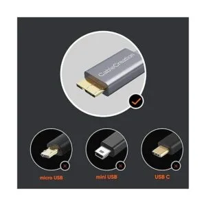 Cable USB 3.0 cable USB 3.0 A a Micro B compatible con_4