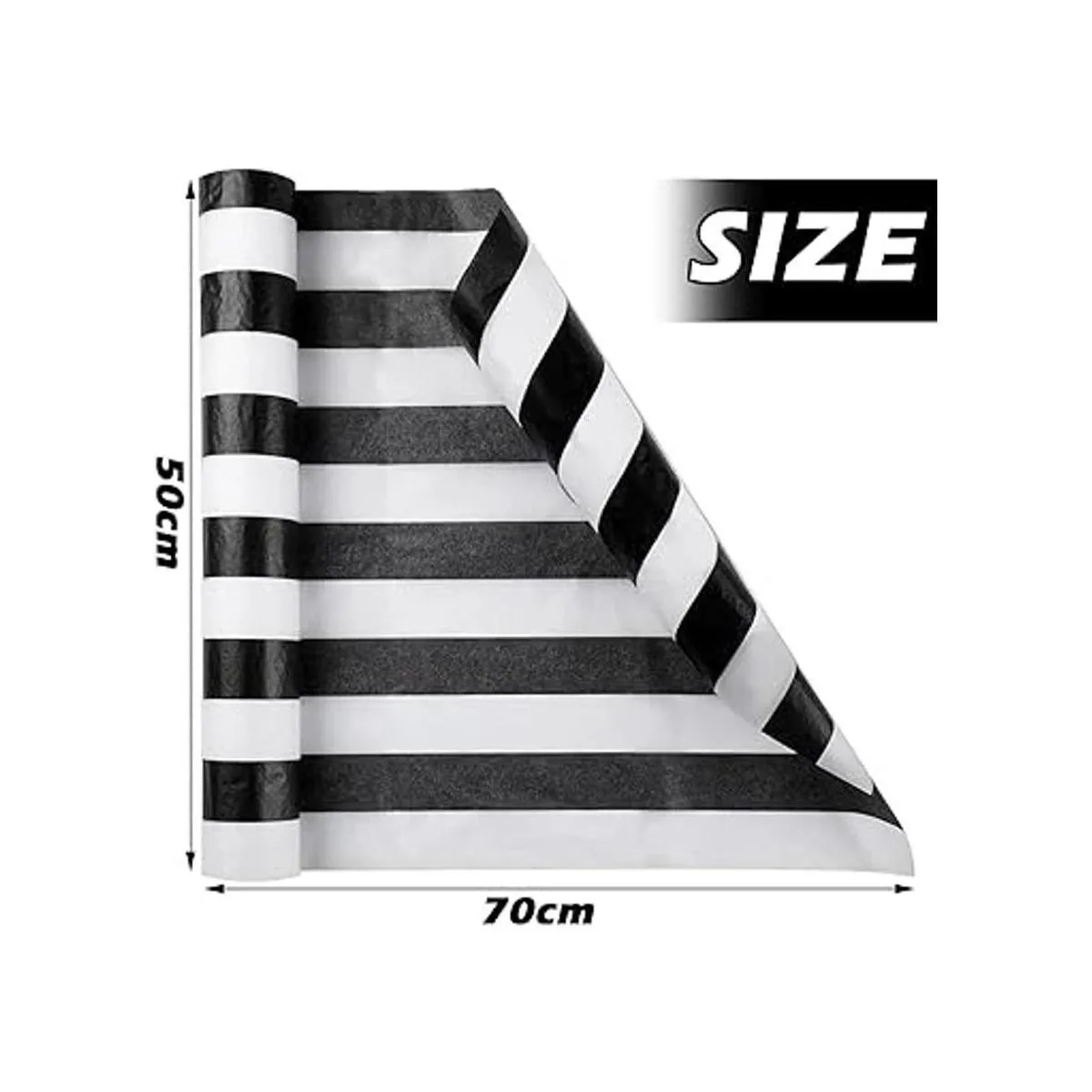 Shappy Papel de regalo de rayas de papel de seda 28 x 20_2