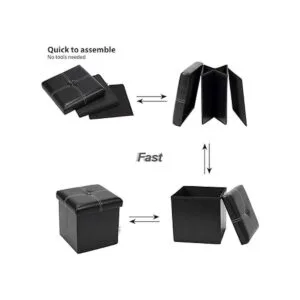 B FSOBEIIALEO Otomana de almacenamiento con cuero_4