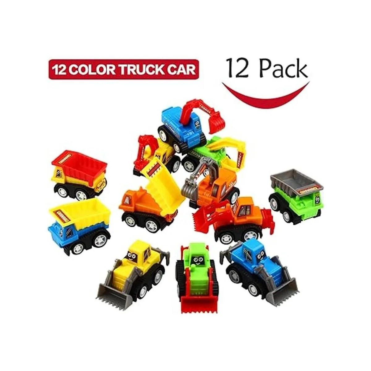 Pull Back Car juego de 12 piezas de juguete para mini_2