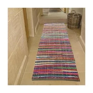 Chardin Home Alfombra chindi colorida de 100 algodón_2