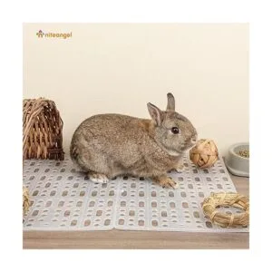 Niteangel 2 alfombrillas de conejo para jaula viene con_5