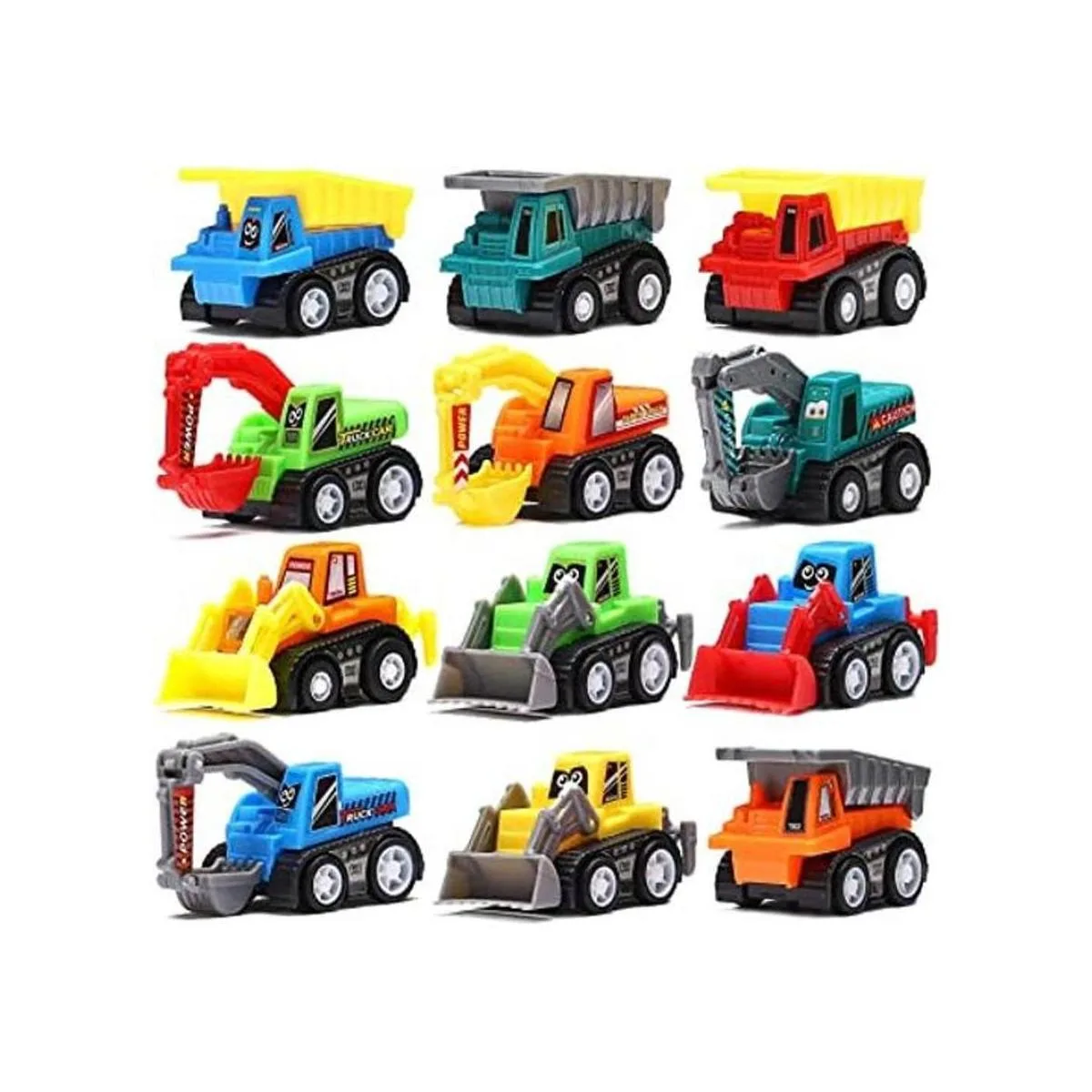 Pull Back Car juego de 12 piezas de juguete para mini_1