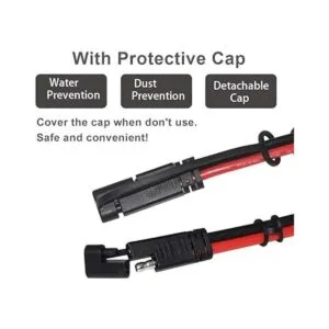 Paquete de 2 cables de extensión SAE a SAE de 298.6 ft_3