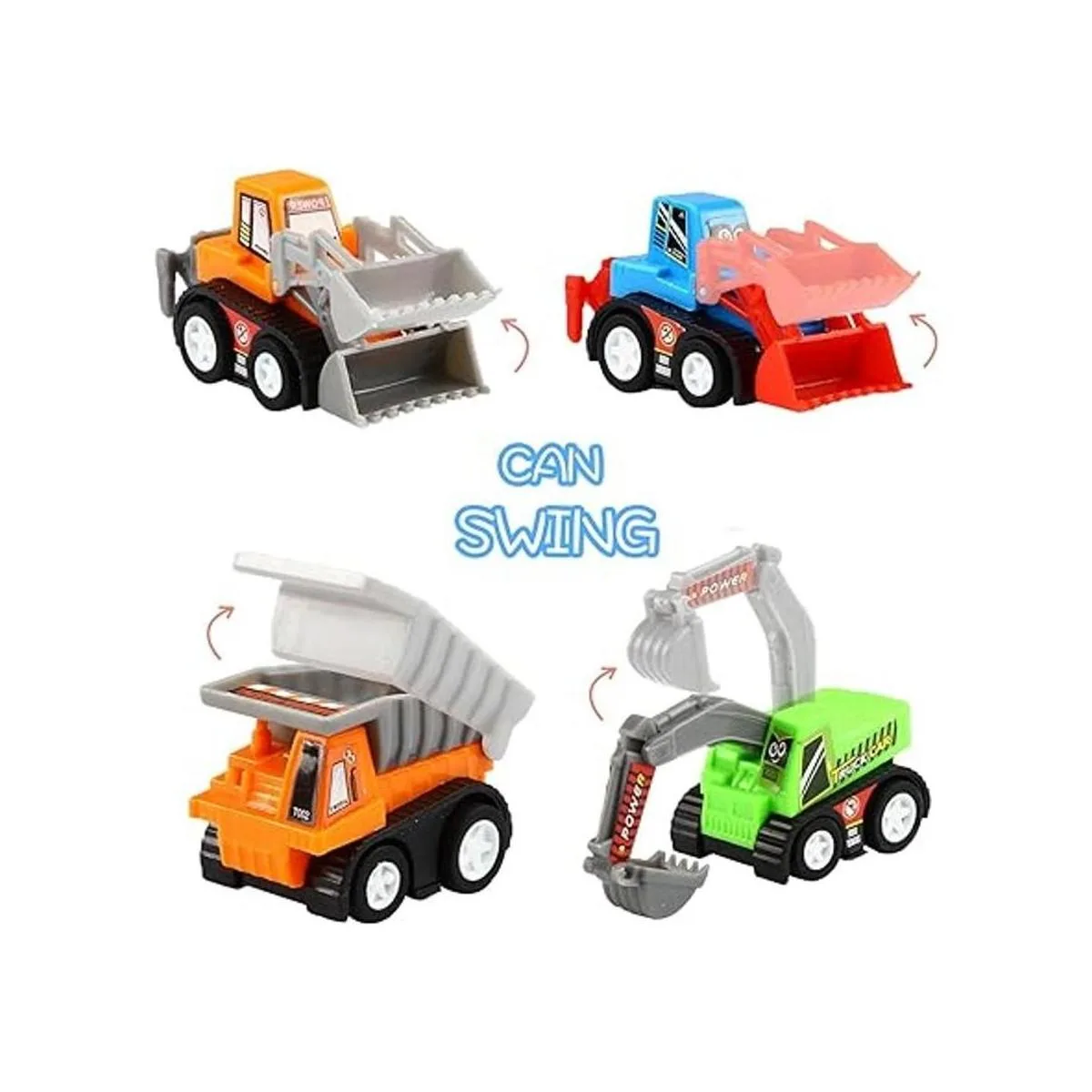 Pull Back Car juego de 12 piezas de juguete para mini_6