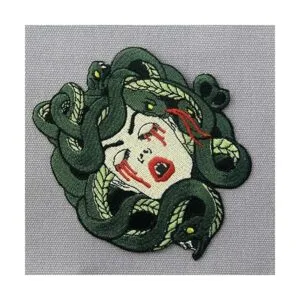 Parche bordado de The Bleeding Medusa para planchar_4
