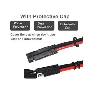 Paquete de 2 cables de extensión SAE a SAE de 298.6 ft_6