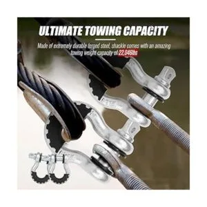 FieryRed Argolla en D 34 para remolcar vehculo con_3