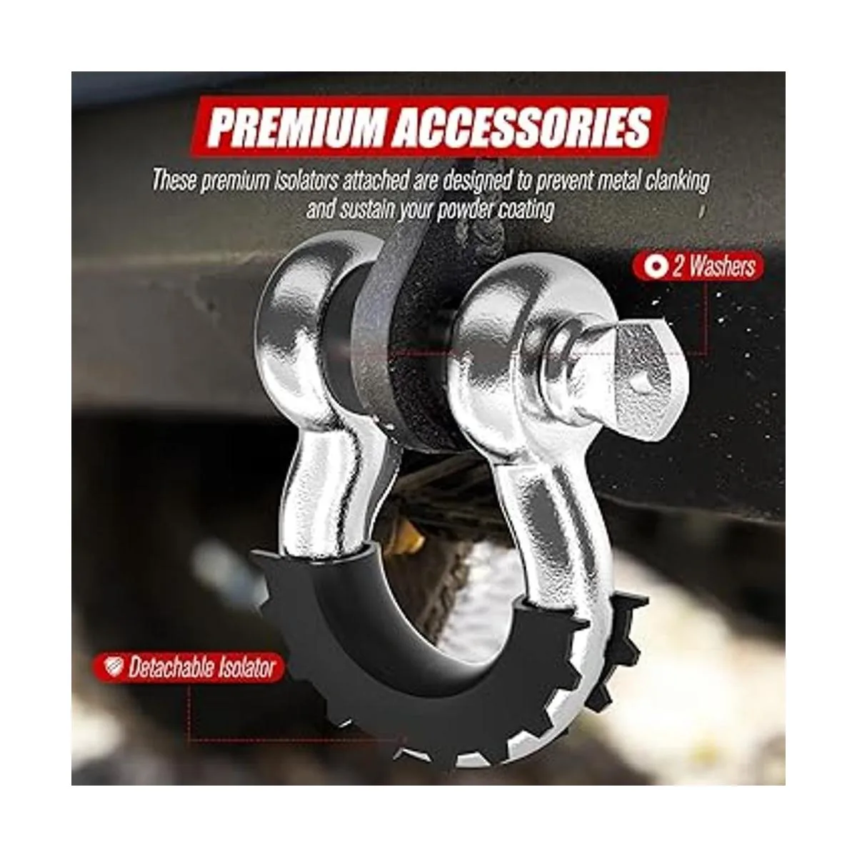 FieryRed Argolla en D 34 para remolcar vehculo con_2