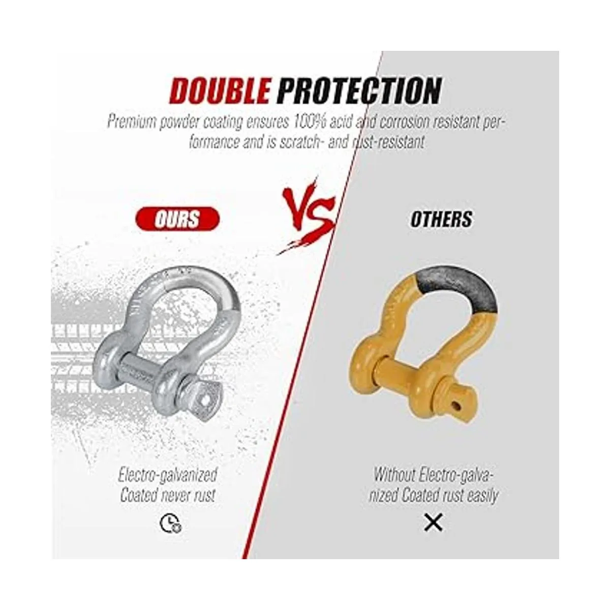 FieryRed Argolla en D 34 para remolcar vehculo con_5