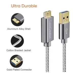 Cable USB 3.0 cable USB 3.0 A a Micro B compatible con_2