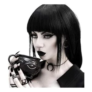 Rogue Wolf Taza de café de caldero de bruja en caja de_6