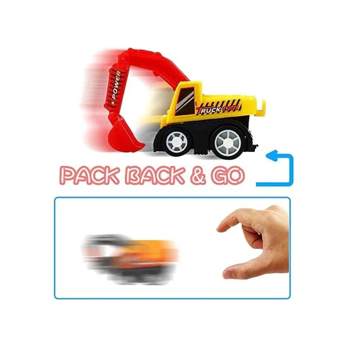 Pull Back Car juego de 12 piezas de juguete para mini_3