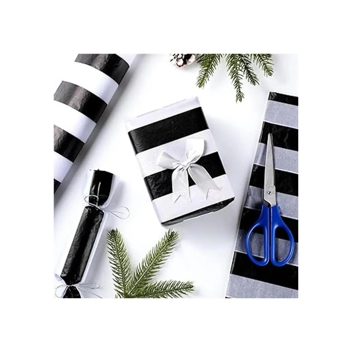 Shappy Papel de regalo de rayas de papel de seda 28 x 20_5