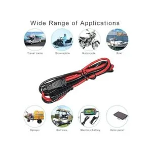 Paquete de 2 cables de extensión SAE a SAE de 298.6 ft_4