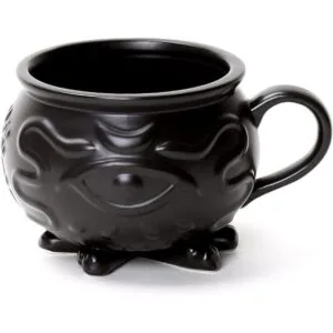 Rogue Wolf Taza de café de caldero de bruja en caja de_2