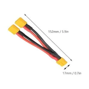 FLY RC 2 piezas XT60 paralelo conector de batería_5