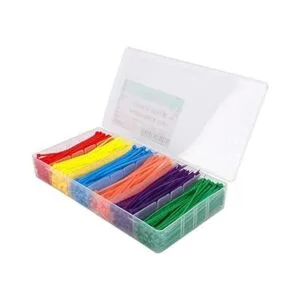 Bridas pequeñas de colores de 4 pulgadas multicolores_5