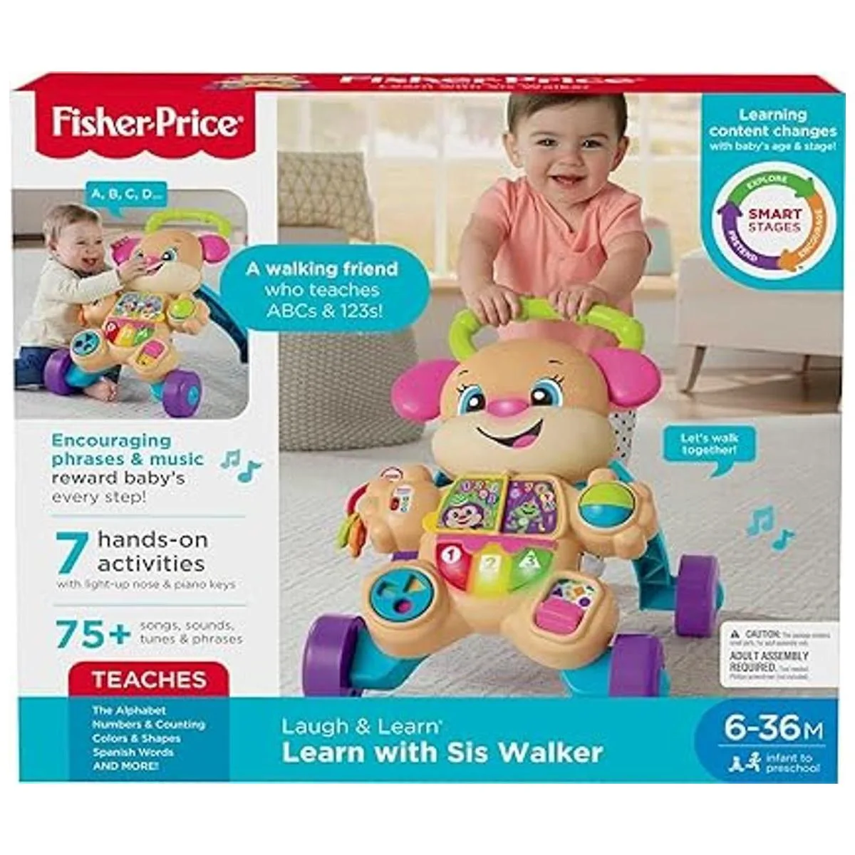 FisherPrice Juguete de aprendizaje musical para caminar y_6