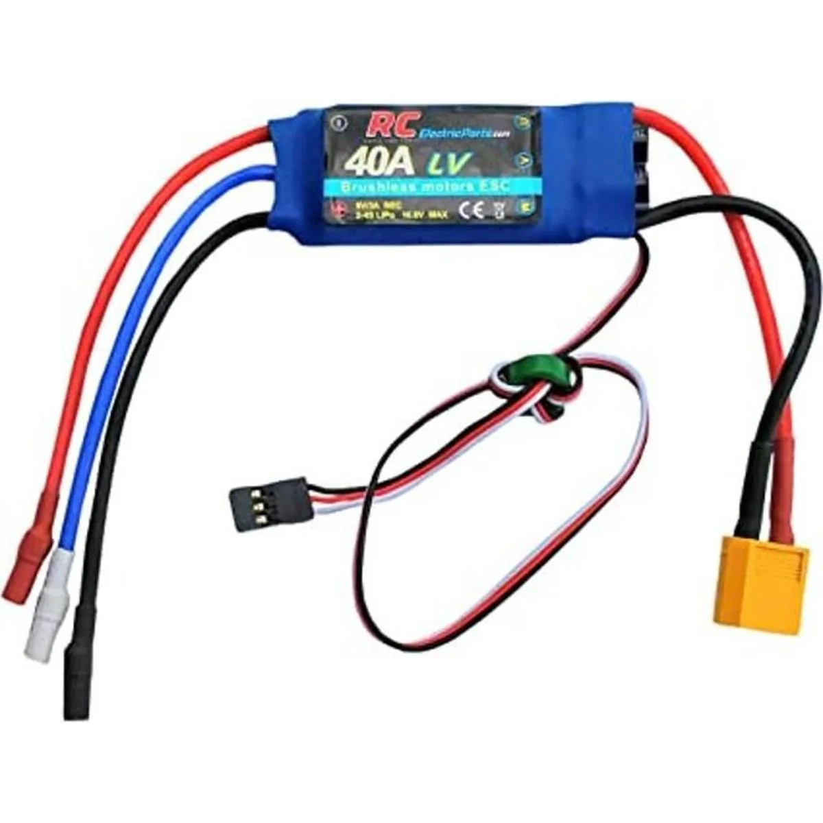 40A RC sin escobillas motor eléctrico controlador de_1